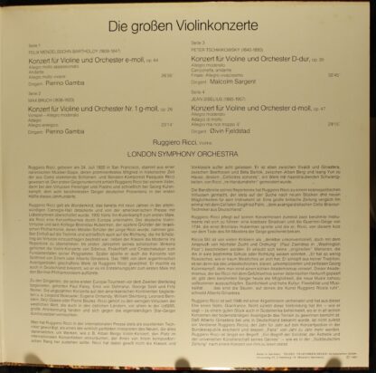 DECCA 6.48071 DP - Felix Mendelssohn-Bartholdy, Max Bruch, Pyotr - Image 4