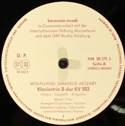 Harmonia Mundi HM 30172 L - Wolfgang Amadeus Mozart, Das Mozart- - Image 8