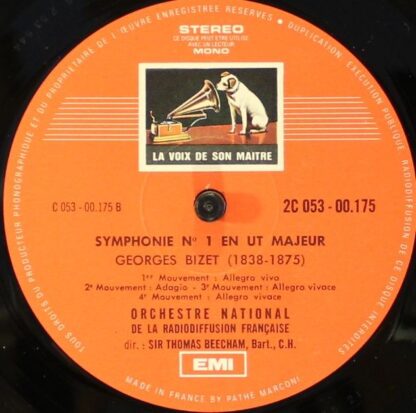 La Voix De Son Maître 2C 053 00175 - Georges Bizet, Édouard Lalo - Image 3