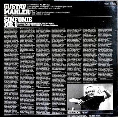 His Master's Voice 1C 063-03 298 Q - Gustav Mahler, Klaus Tennst - Image 2