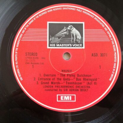 His Master's Voice ASD 3071 - Richard Wagner, London Philharmoni - Image 3