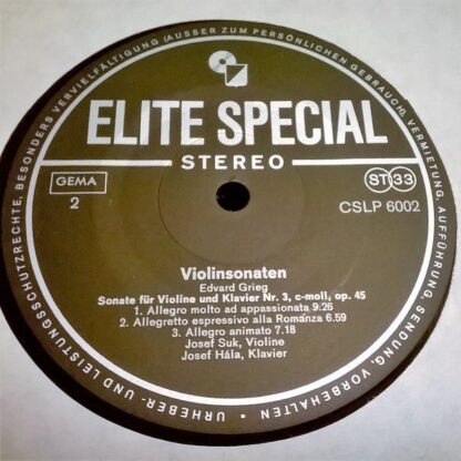 Elite Special CSLP-6002 - Johannes Brahms, Edvard Grieg, Josef H - Image 3