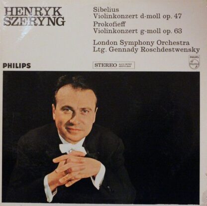 Philips 835 357 LY - Henryk Szeryng, Jean Sibelius, Sergei Proko