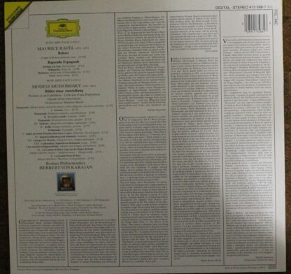 Deutsche Grammophon 413 588-1 - Modest Mussorgsky, Maurice Ravel - Image 2