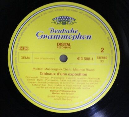Deutsche Grammophon 413 588-1 - Modest Mussorgsky, Maurice Ravel - Image 4