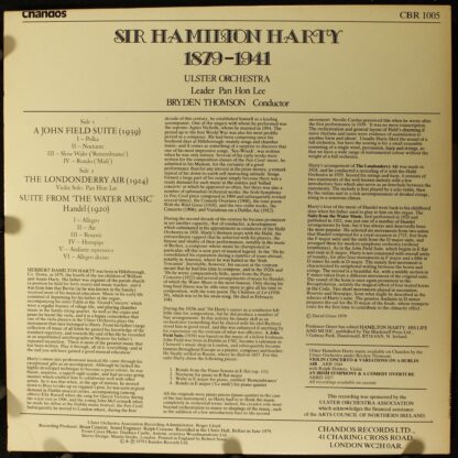 Chandos CBR 1005 - Sir Hamilton Harty - A John Field Suite / The - Image 2