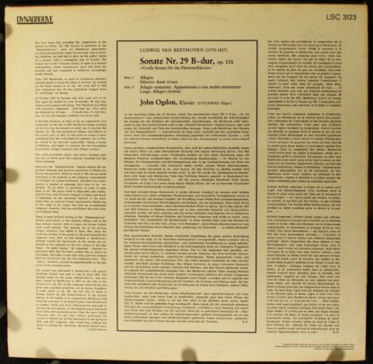 RCA Red Seal LSC-3123 - Ludwig van Beethoven, John Ogdon - Beeth - Image 2
