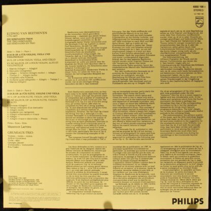 Philips 6503 108 - Ludwig van Beethoven, Grumiaux Trio, Maxence - Image 2