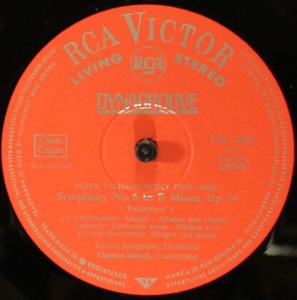 RCA Victor Red Seal LSC-2683 - Pyotr Ilyich Tchaikovsky, Boston - Image 3