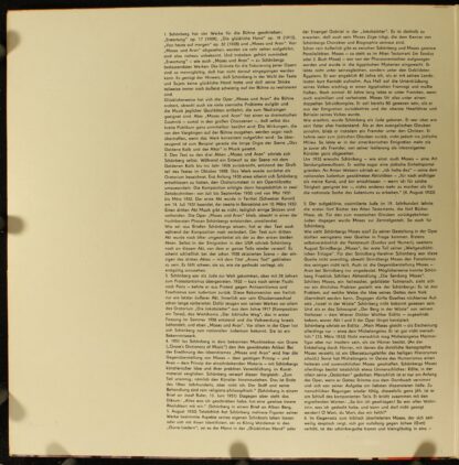 Eterna 8 26 889-890 - Arnold Schoenberg, Herbert Kegel - Moses U - Image 3