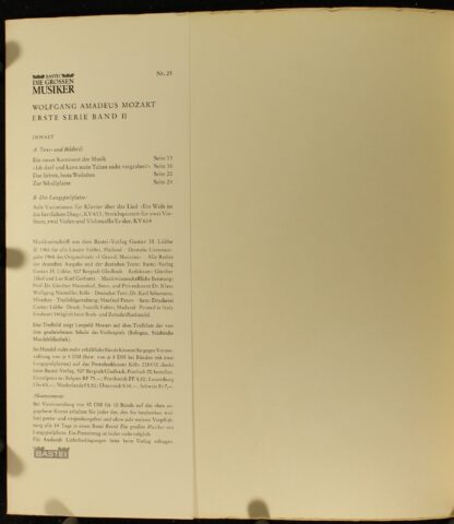 Bastei BDGM 25 - Wolfgang Amadeus Mozart - Wolfgang Amadeus Moza - Image 4