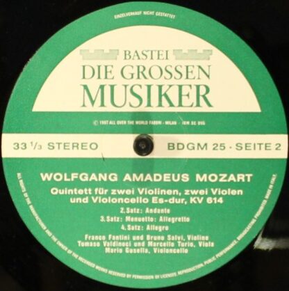 Bastei BDGM 25 - Wolfgang Amadeus Mozart - Wolfgang Amadeus Moza - Image 6