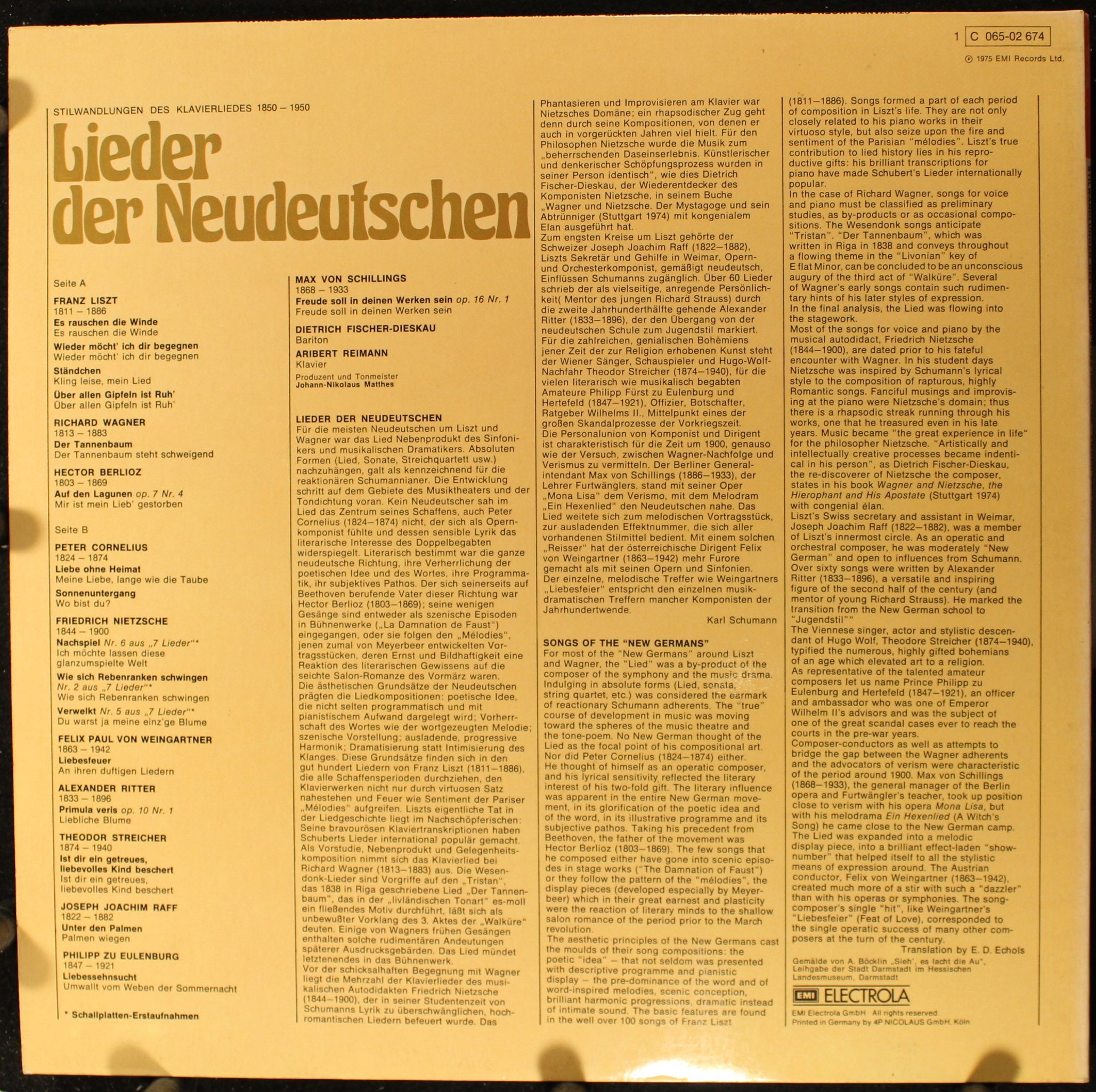 Die Stimme Seines Herrn 1C 065-02 674 - Dietrich Fischer-Dieskau - Image 2