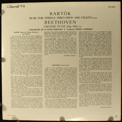 London Records STS 15151 - Béla Bartók, Ludwig van Beethoven, L' - Image 2
