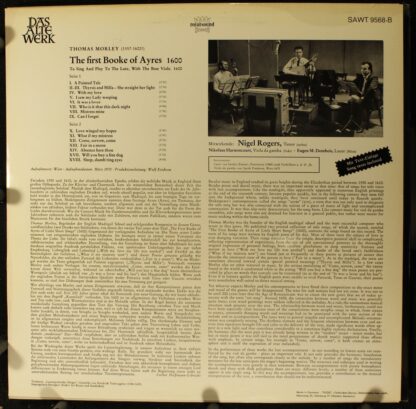 Telefunken SAWT 9568-B - Thomas Morley - The First Booke Of Ayre - Image 2