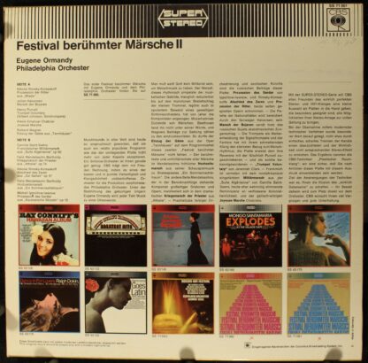 CBS SS 71 061 - Eugene Ormandy, The Philadelphia Orchestra - Fes - Image 2