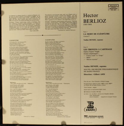 Erato STU 71413 - Hector Berlioz, Nadine Denize, Nouvel Orchestr - Image 2