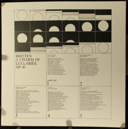 DECCA SXL 6413 - Benjamin Britten, Bernadette Greevy, Paul Hambu - Image 4
