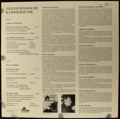 Tonstudio Bauer 66 472 - Ardiana Hölsky, Rolf Hempel - Zeitgenös - Image 2