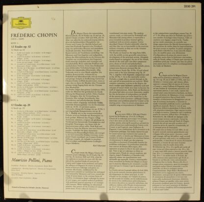 Deutsche Grammophon 2530 291 - Frédéric Chopin, Maurizio Pollini - Image 2