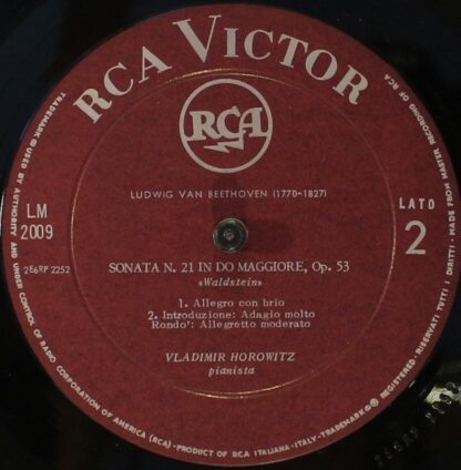 RCA Victor Red Seal LM 2009 - Ludwig van Beethoven, Vladimir Hor - Image 4