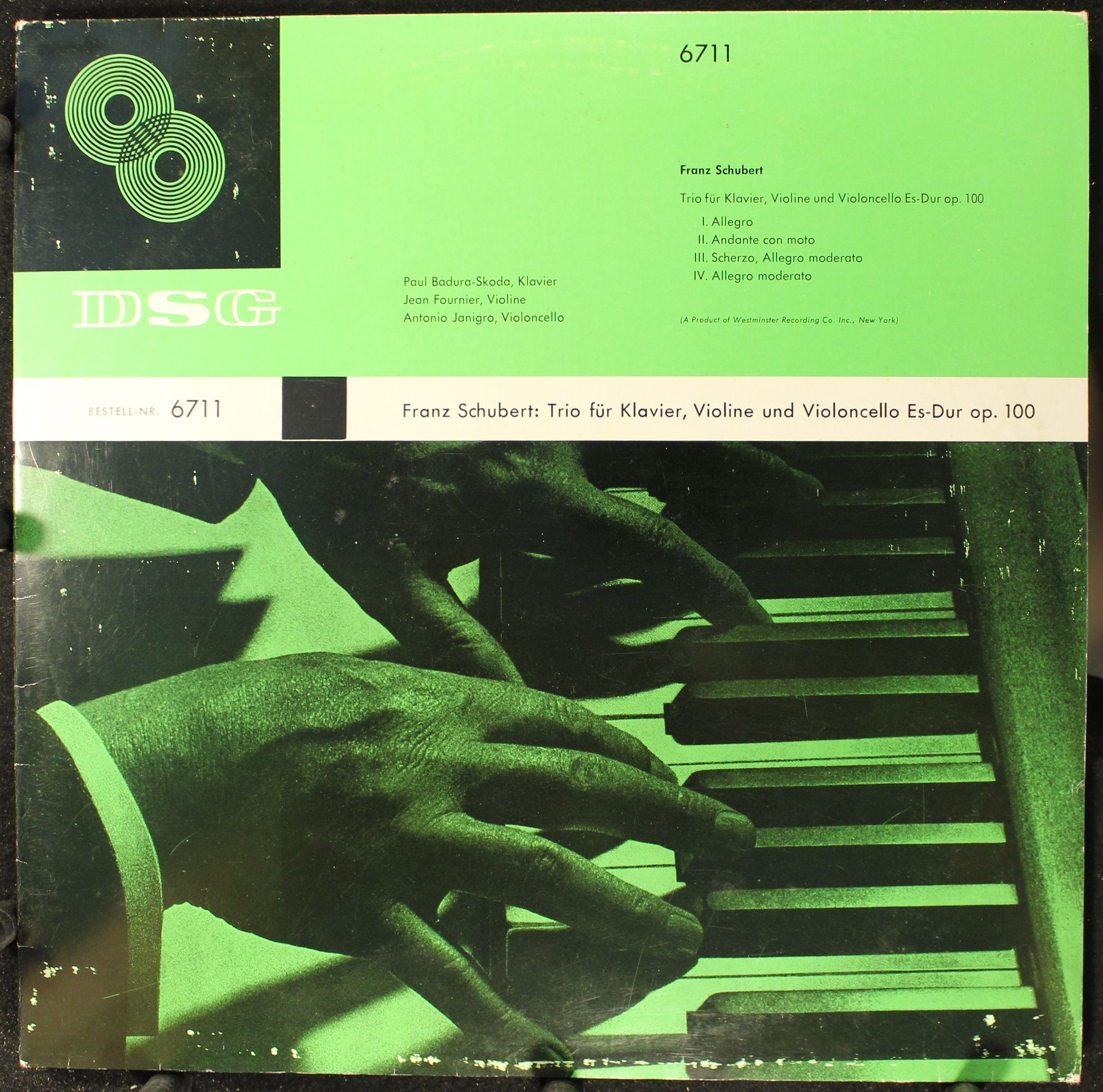 Impression 6711 - Franz Schubert - Trio Für Klavier, Violine Und