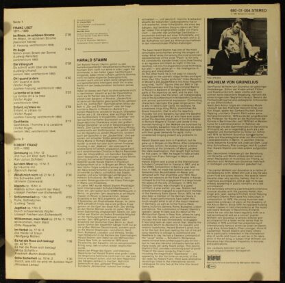 Bellaphon Germany 680-01-004 - Franz Liszt, Robert Franz (2), Ha - Image 2