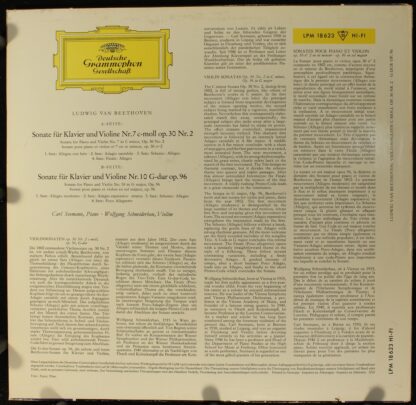 Deutsche Grammophon LPM 18623 - Ludwig van Beethoven, Carl Seema - Image 2
