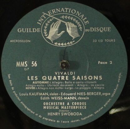 Guilde Internationale Du Disque MMS-56 - Antonio Vivaldi - Les Q - Image 4
