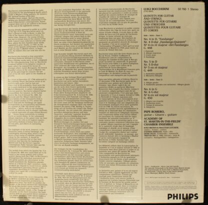 Philips 32 760 1 - Luigi Boccherini, Pepe Romero, Academy Of St. - Image 2