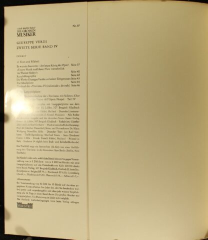 Bastei BDGM 37 - Giuseppe Verdi - La Traviata (Giuseppe Verdi 2. - Image 4