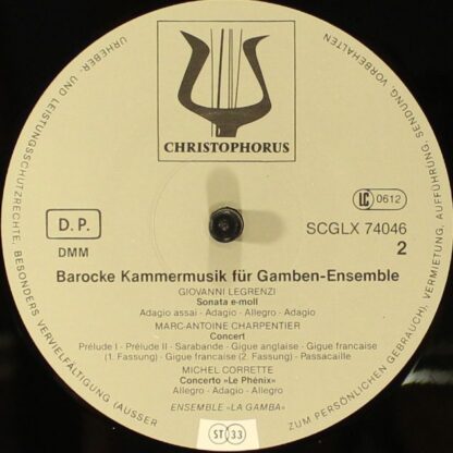 Christophorus SCGLX 74046 - Ekkehard Weber - Barocke Kammermusik - Image 6