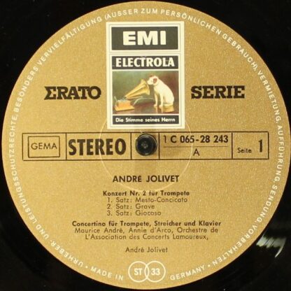 EMI 1C 065-28 243 - André Jolivet, Maurice André, André Navarra, - Image 3