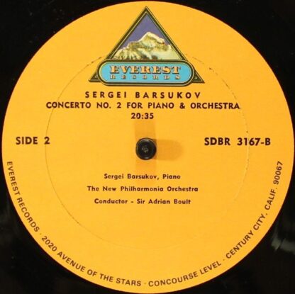 Everest SDBR 3167 - Sergei Barsukov, Sir Adrian Boult, New Philh - Image 4