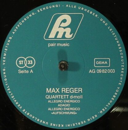 Pair Music AG 0982003 - Max Reger, Harald Genzmer, Collegium Con - Image 3