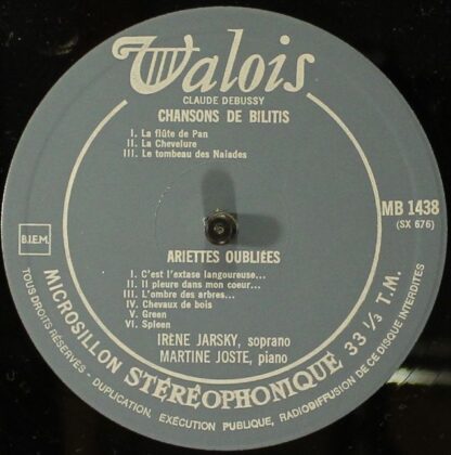 Valois MB 1438 - Irène Jarsky, Martine Joste - Claude Debussy - Image 6