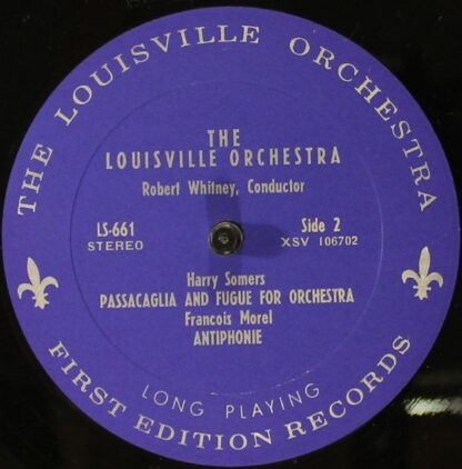 First Edition Records LS-661 - Ernst Toch, Harry Somers, Françoi - Image 5