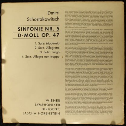 Orbis 70622 - Dmitri Shostakovich, Wiener Symphoniker, Jascha Ho - Image 2