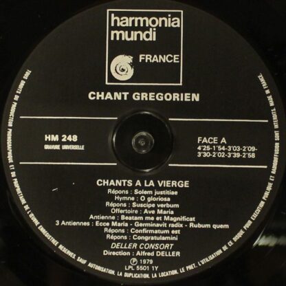 harmonia mundi France HM 248 - Deller Consort - Gregorianische G - Image 3
