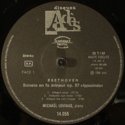 Adès 14.055 - Ludwig van Beethoven, Michaël Levinas - Sonates N° - Image 5