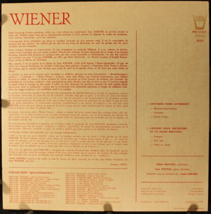 ARION ARN 31923 - Jean Wiener, Gilbert Roussel, André Girard - C - Image 2