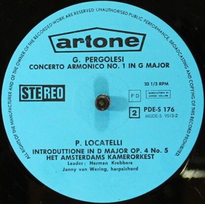 Artone PDE S-176 - Amsterdams Kamerorkest - Concerto Grosso / So - Image 4
