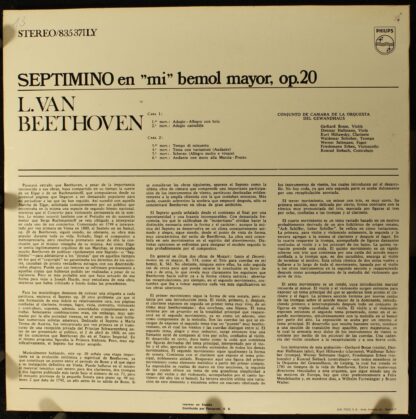 Philips 835 371 LY - Ludwig van Beethoven, Gewandhaus-Kammermusi - Image 2