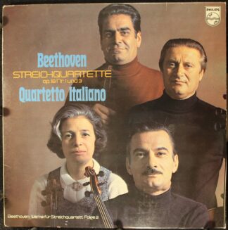 Philips 6500 181 - Ludwig van Beethoven, Quartetto Italiano - St