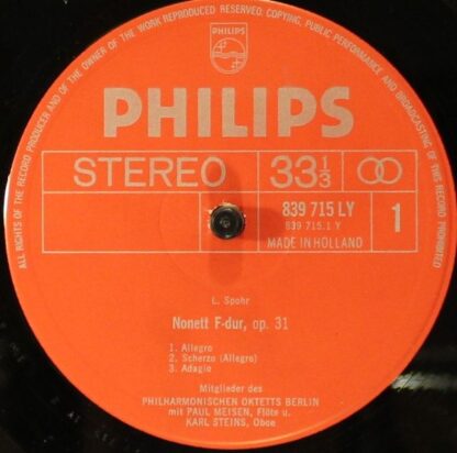 Philips 839 715 LY - Ludwig van Beethoven, Louis Spohr, Philharm - Image 3