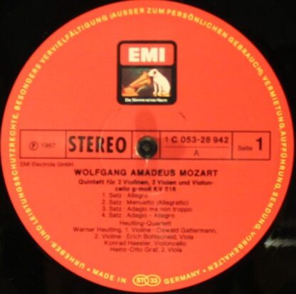 Electrola 1 C 053-28 942 - Wolfgang Amadeus Mozart, Heutling-Qua - Image 4