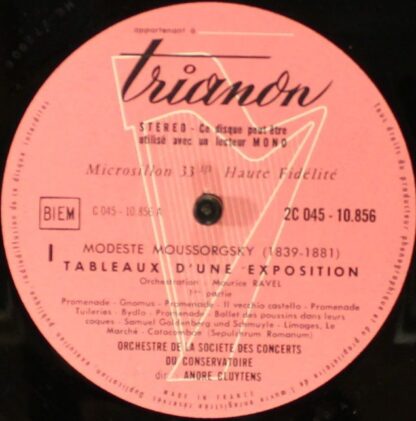 Trianon 2C 045-10856 - Modest Mussorgsky, Mikhail Ivanovich Glin - Image 3