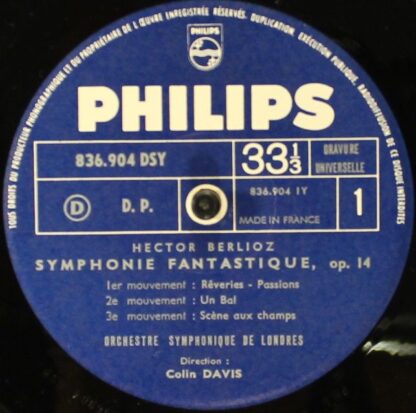 Philips 836.904 - Hector Berlioz, London Symphony Orchestra, Sir - Image 3