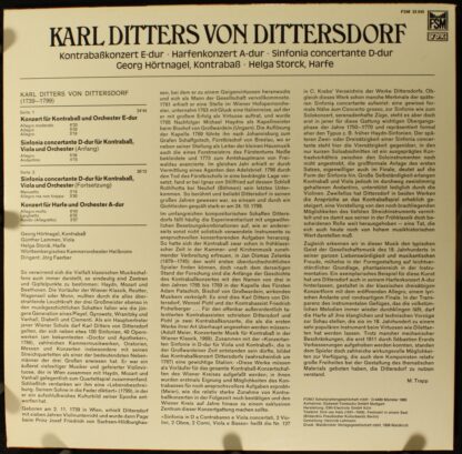 FSM Vox FSM 33 040 - Carl Ditters von Dittersdorf, Georg Hörtnag - Image 2