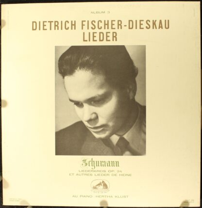 La Voix De Son Maître FALP 526 - Robert Schumann, Dietrich Fisch